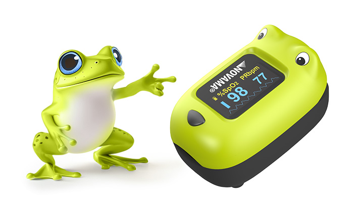 sicherer Pulsoximeter für Kinder